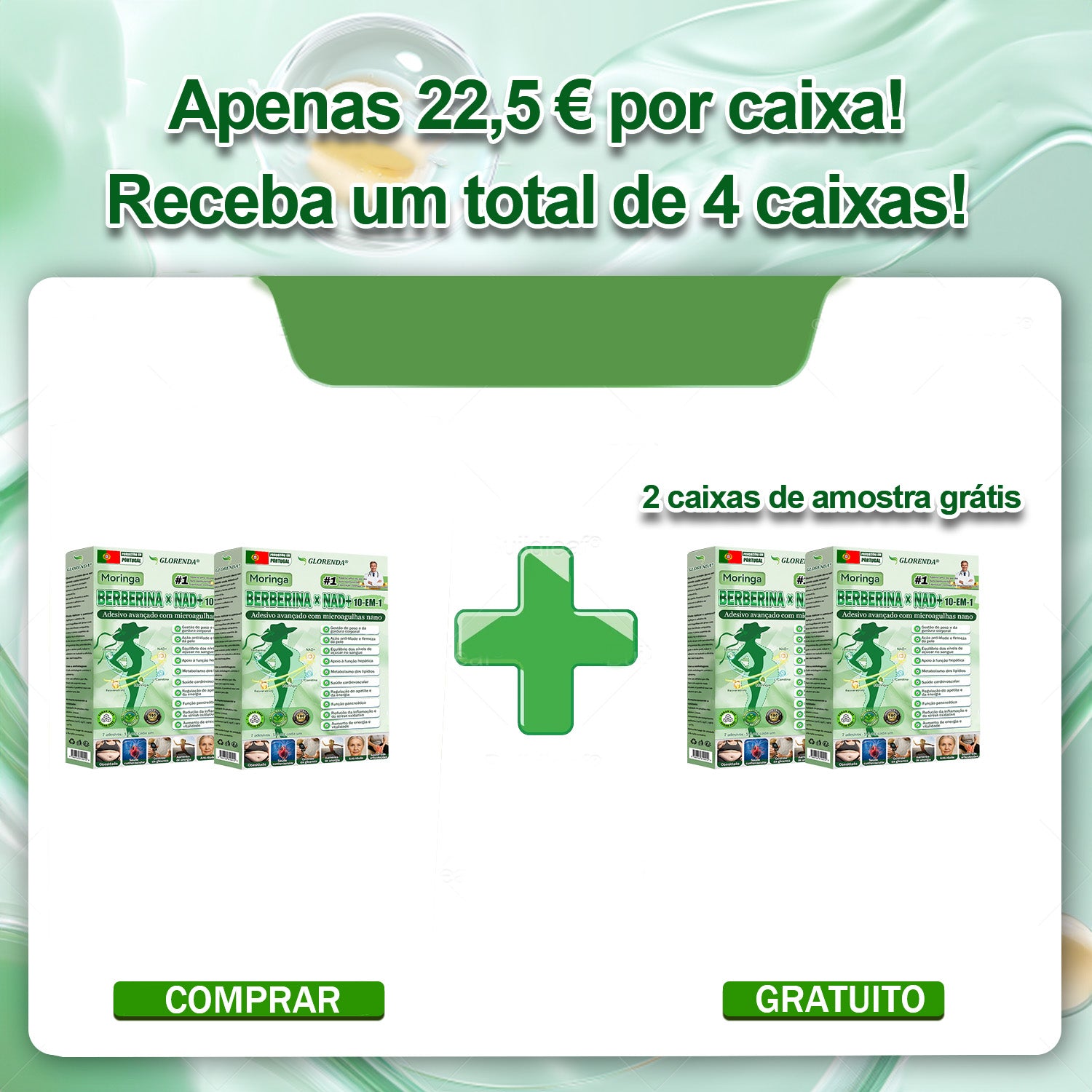 ⭐️ 2 caixas - 45 € / Perda de até 10 kg