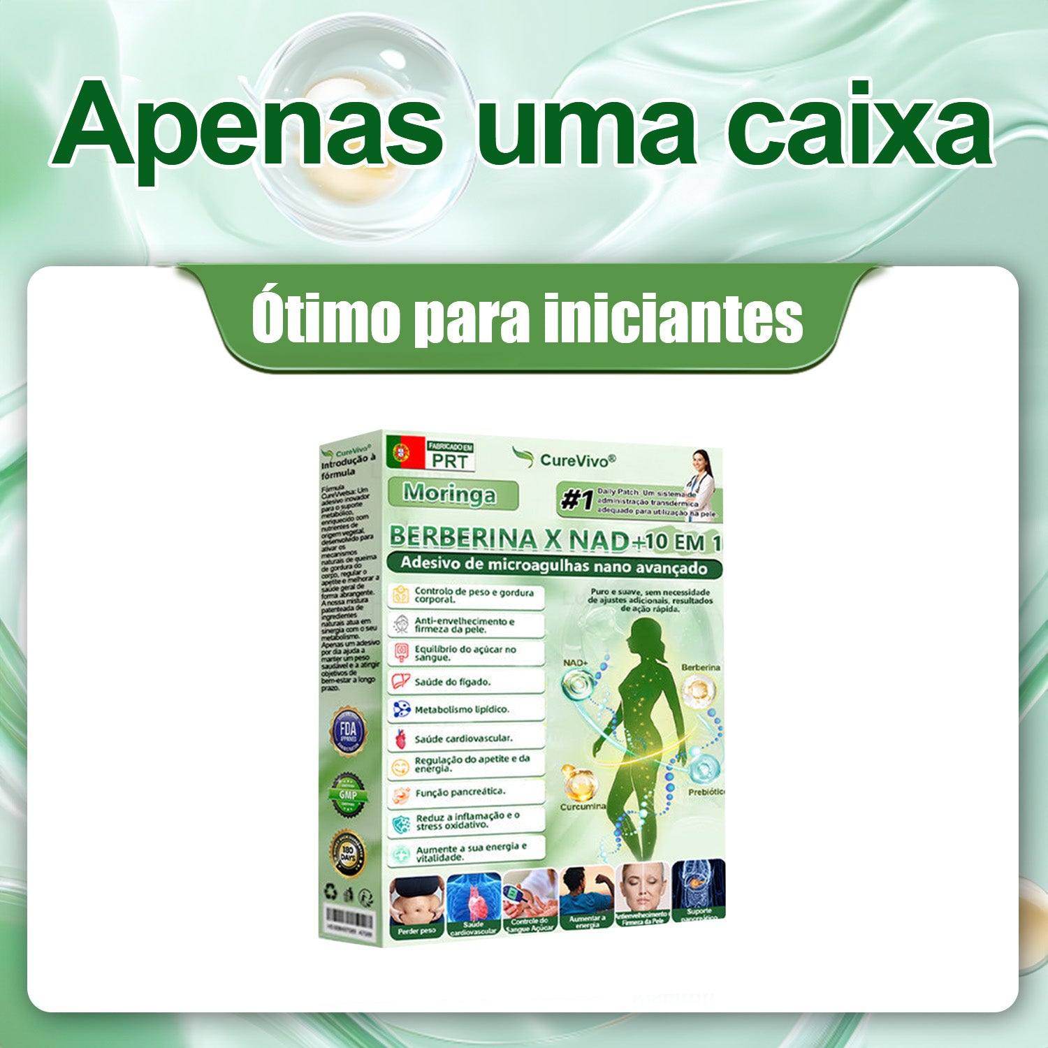 1 caixa - 39 € / Perda de até 4 kg